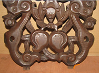 红木家具雕刻手法分类:留底雕刻和无底雕刻