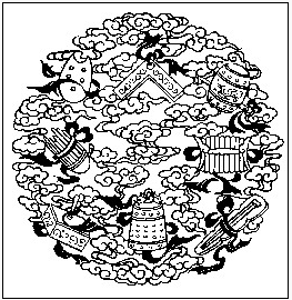 图说中国传统吉祥纹饰—八音图