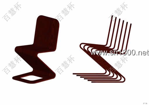 “百慧杯”中国红木家具设计大赛0550号作品《轻便椅子》