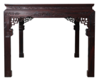 航管红木 餐台桌（25型） 专利号：ZL 2010 3 0138642.5