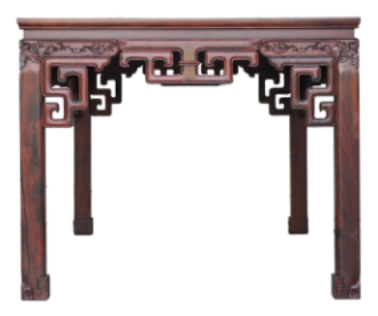 航管红木 餐台桌（28型） 专利号：ZL 2010 3 0138652.9