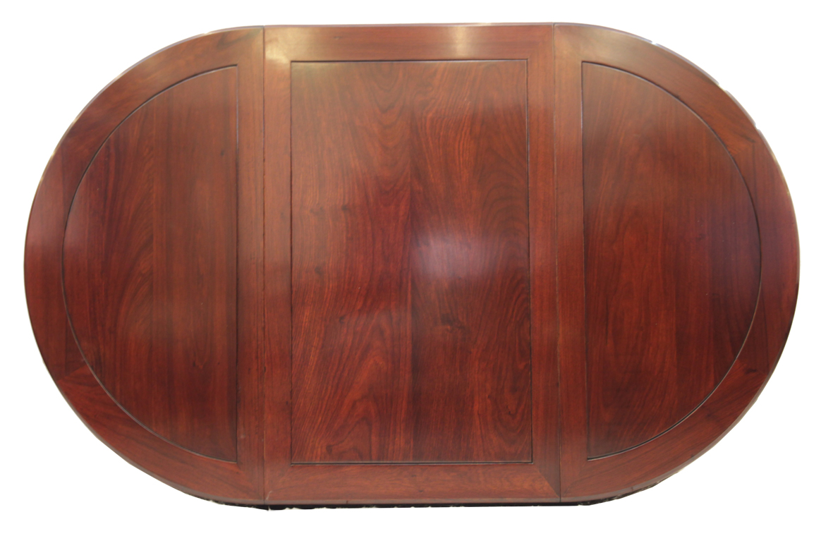 万新红木  台（雕龙餐台椅） 专利号： ZL  2011  3  0169286.3