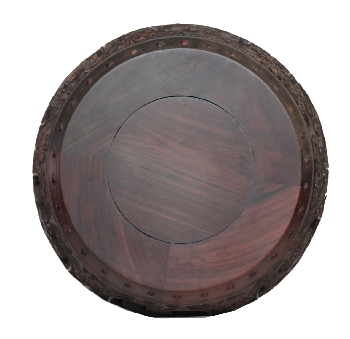 万新红木   圆台凳（伴月） 专利号： ZL 2011  3   01693016.7