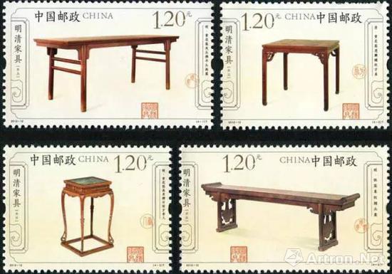 收藏新热点：邮票上的明清家具