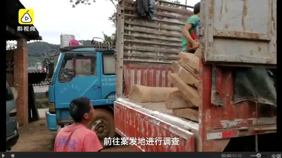 【央广网】西双版纳查获25吨老挝走私红木